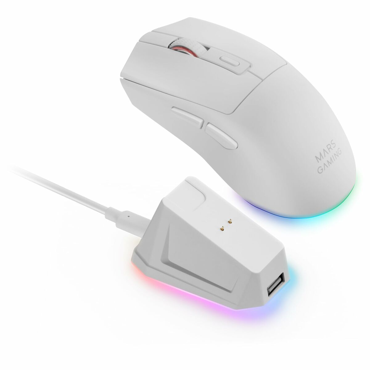 Gaming Mouse Mars Gaming MMT3W White