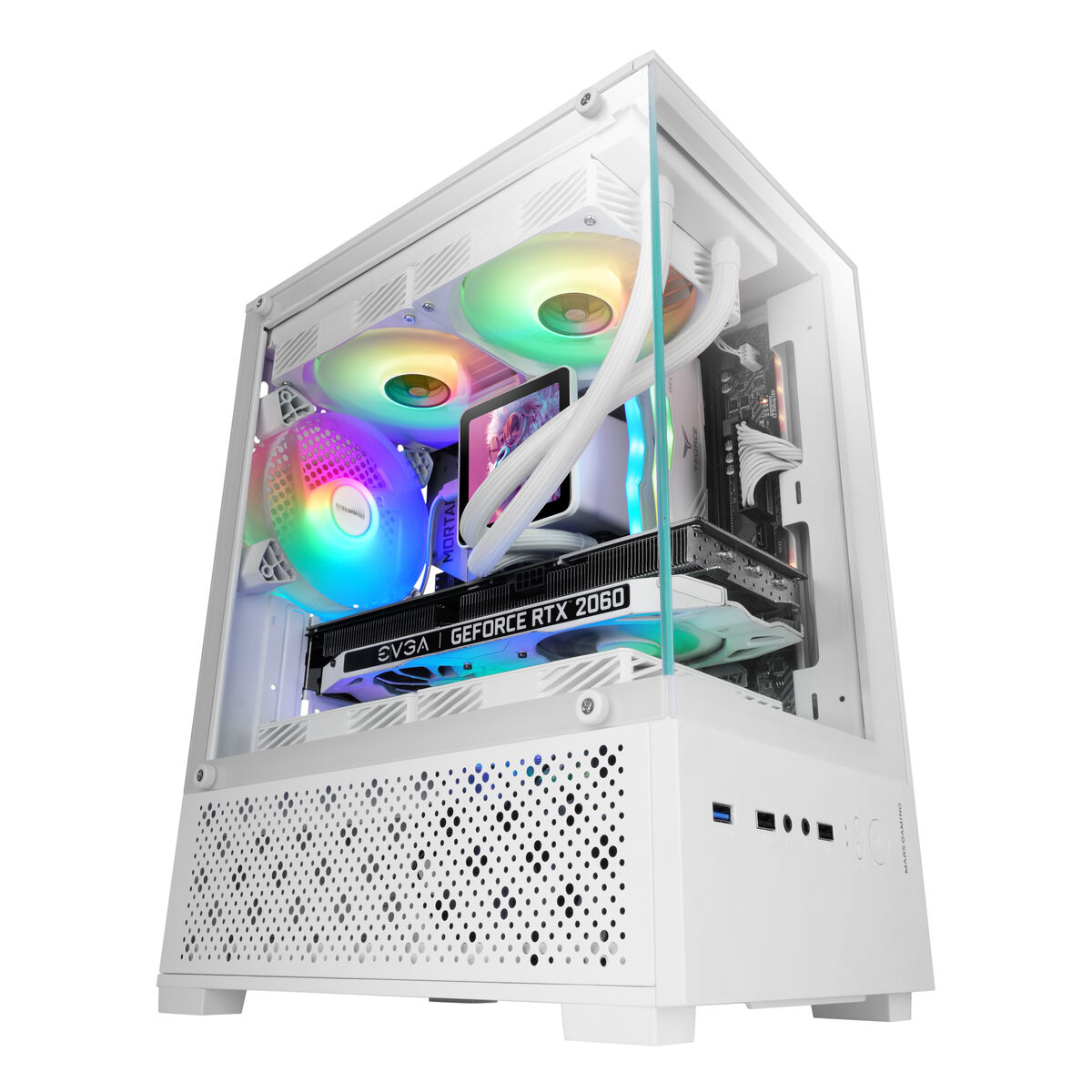ATX Semi-tower Box Mars Gaming MC-SE2 White