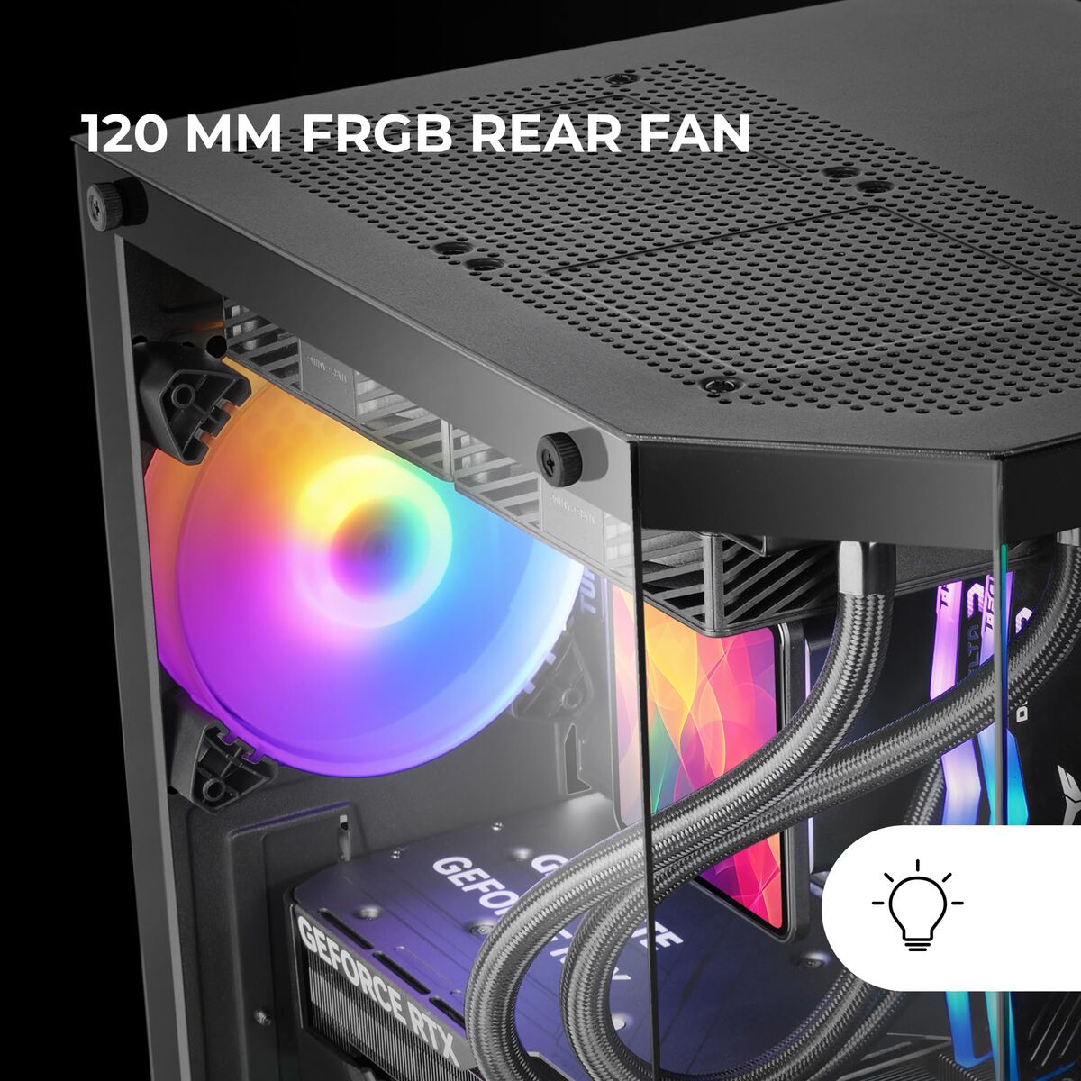 ATX Semi-tower Box Mars Gaming MC3TLITE Black