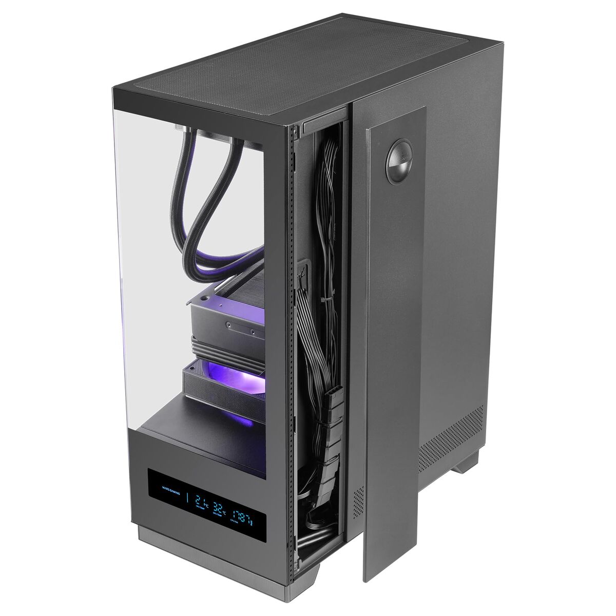 ATX Semi-tower Box Mars Gaming MCPULSAR Black