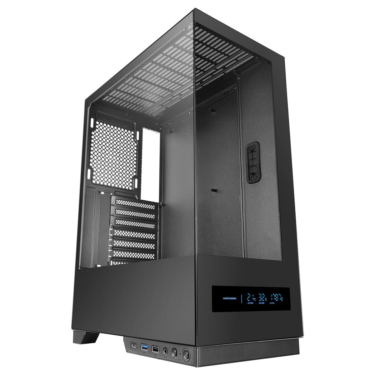 ATX Semi-tower Box Mars Gaming MCPULSAR Black
