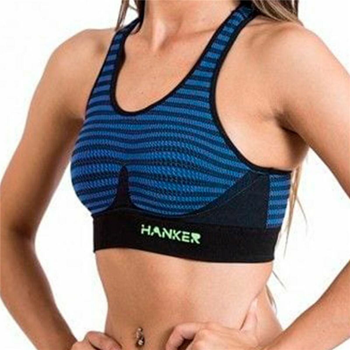 Sports Bra Hanker Top Cane Blue