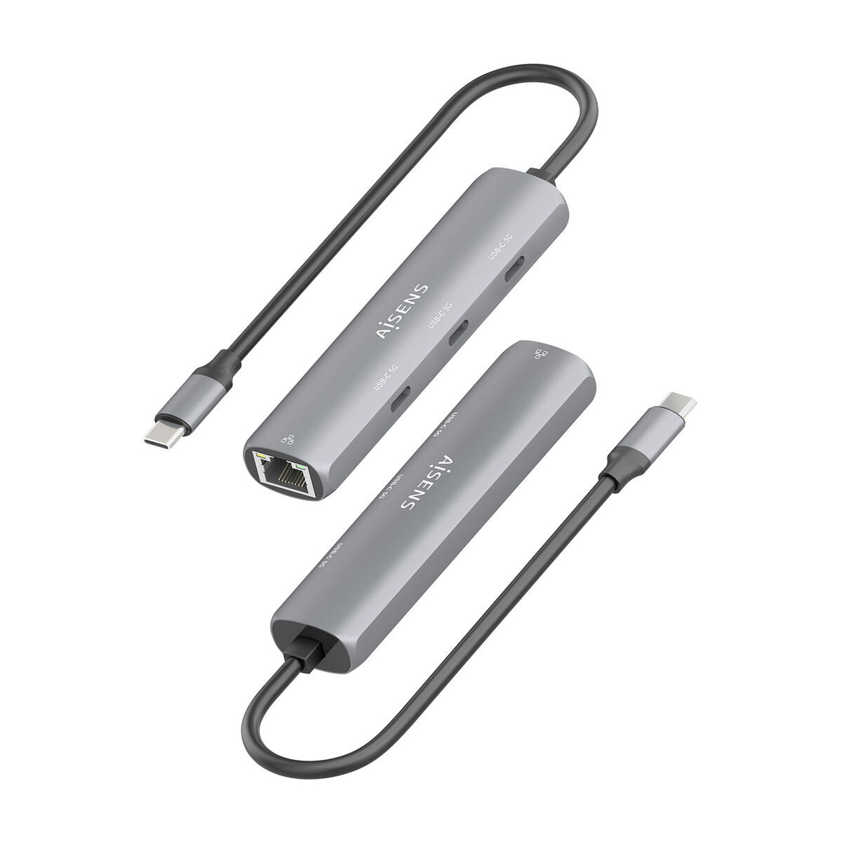 USB Hub Aisens ASUC-4P041-GR Grey