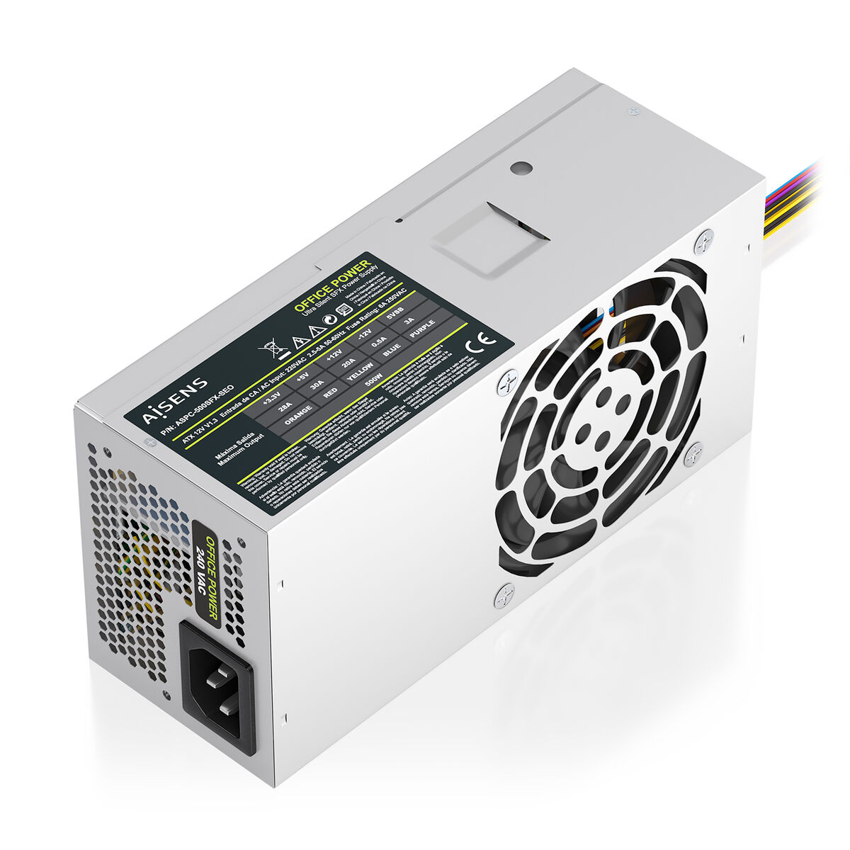 Power supply Aisens ASPC-500TFX-SEO 500 W 50 W