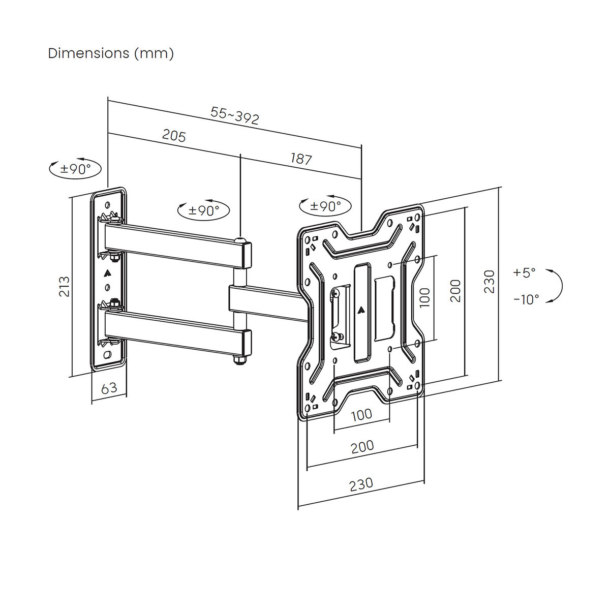TV Mount Aisens WT43TSE-413 43″