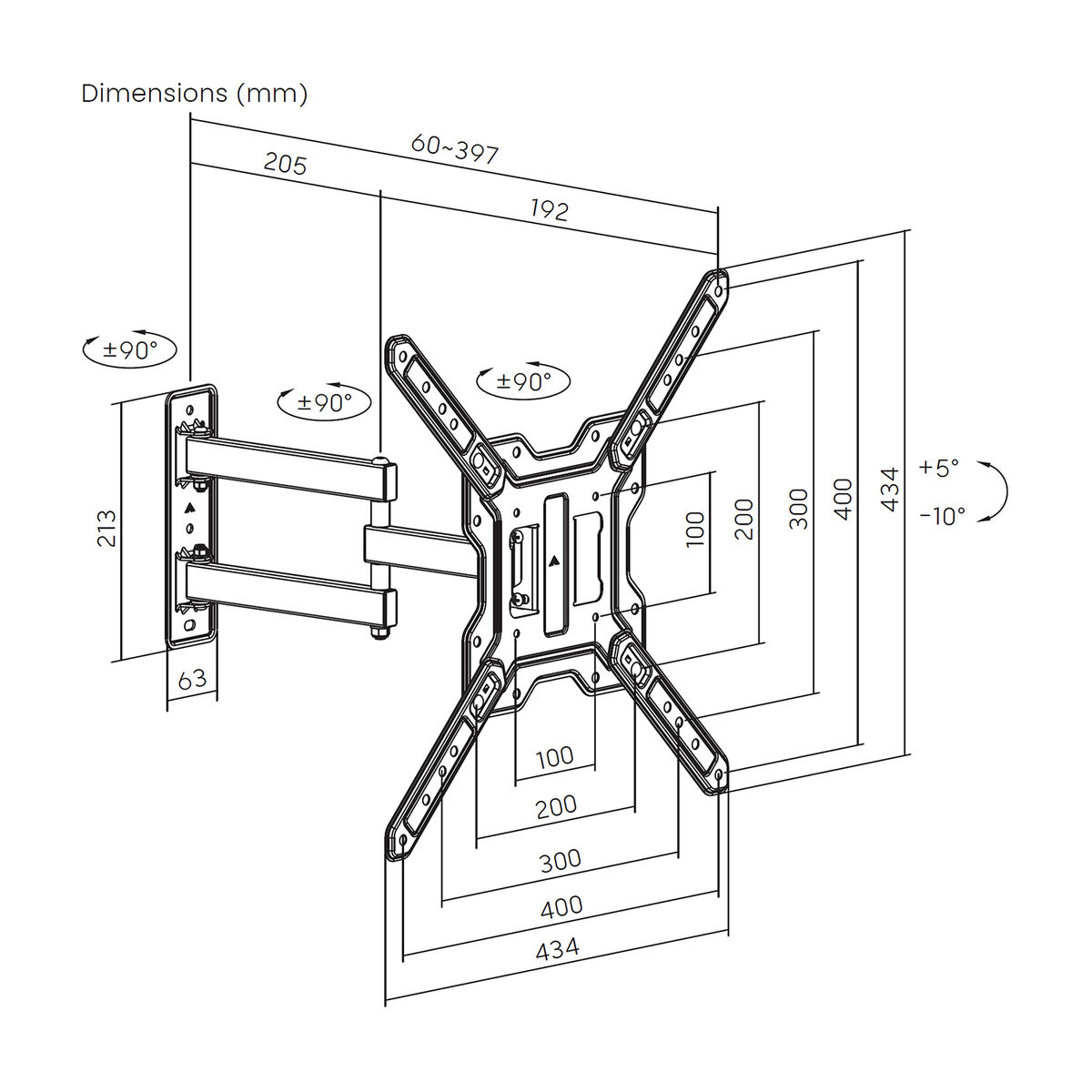 TV Mount Aisens WT65TSE-417 65″