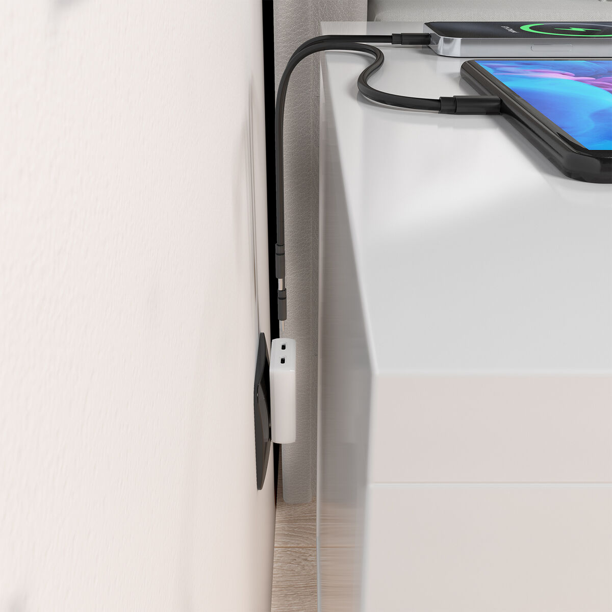 Wall Charger Aisens ASCH-30W2P075-W White 30 W