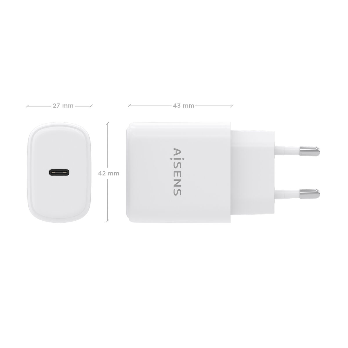 Wall Charger Aisens A110-0975 White 30 W