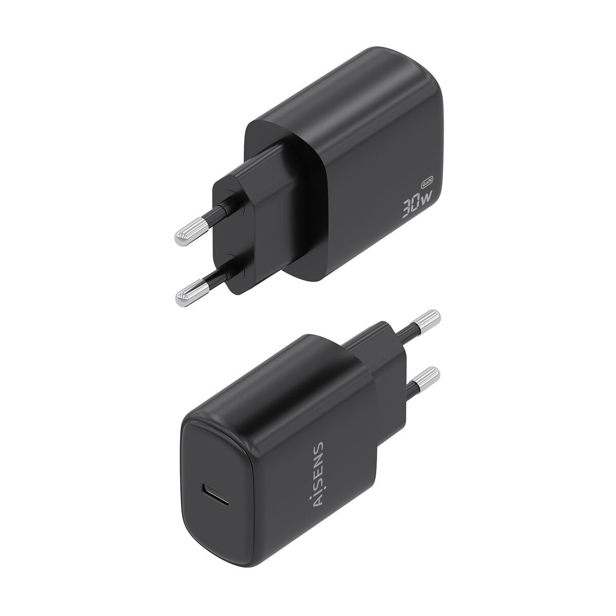 Wall Charger Aisens A110-0976 Black 30 W