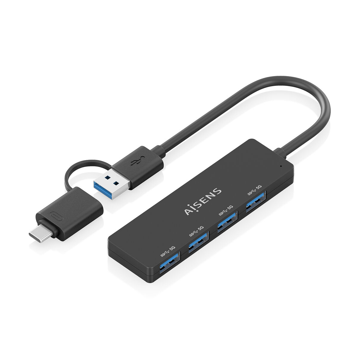 USB Cable Aisens A109-0987 Black USB Cable Aisens A109-0987 Black