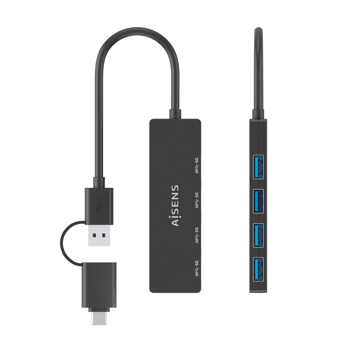 USB Cable Aisens A109-0987 Black
