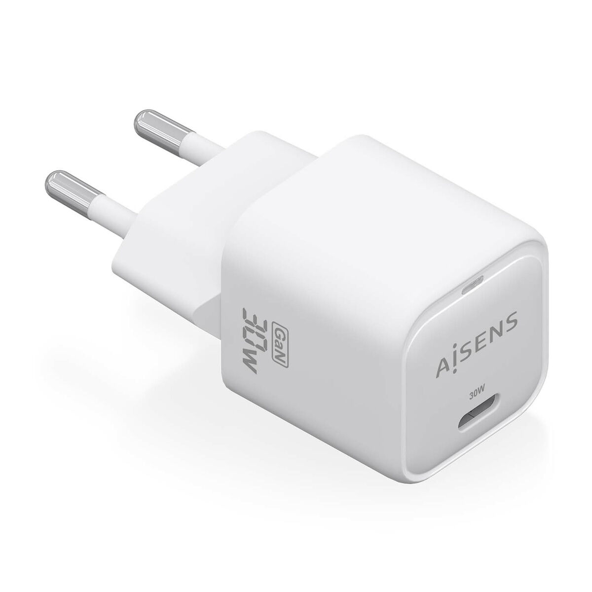 Wall Charger Aisens ASCH-30W1P018-W White 30 W (1 Unit) Wall Charger Aisens ASCH-30W1P018-W White 30 W (1 Unit)