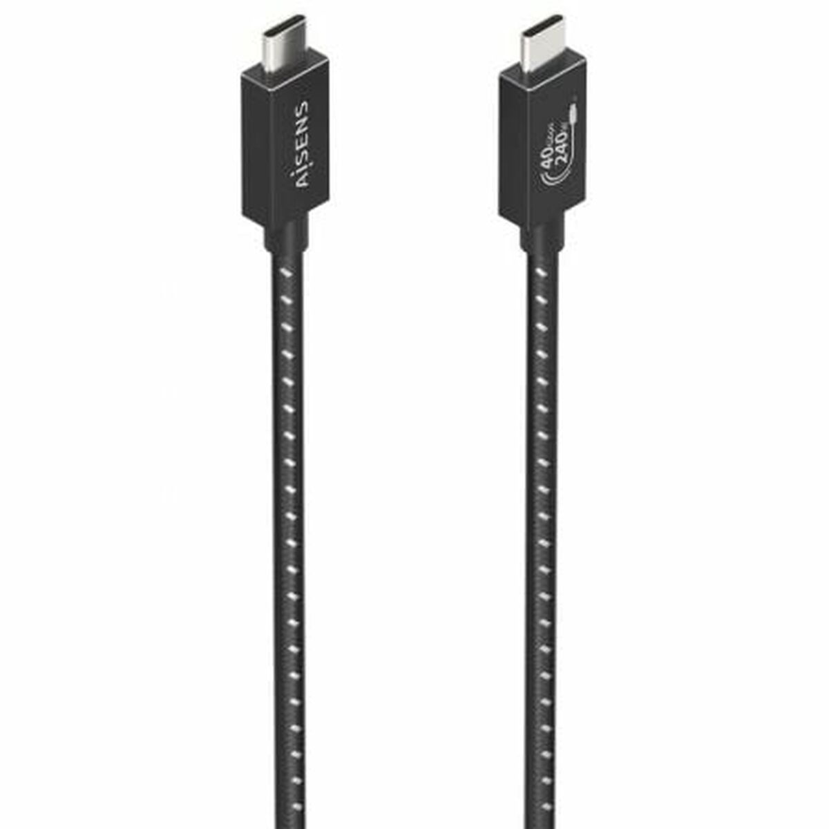 USB Cable Aisens A156-0868 Black 1,5 m USB Cable Aisens A156-0868 Black 1,5 m