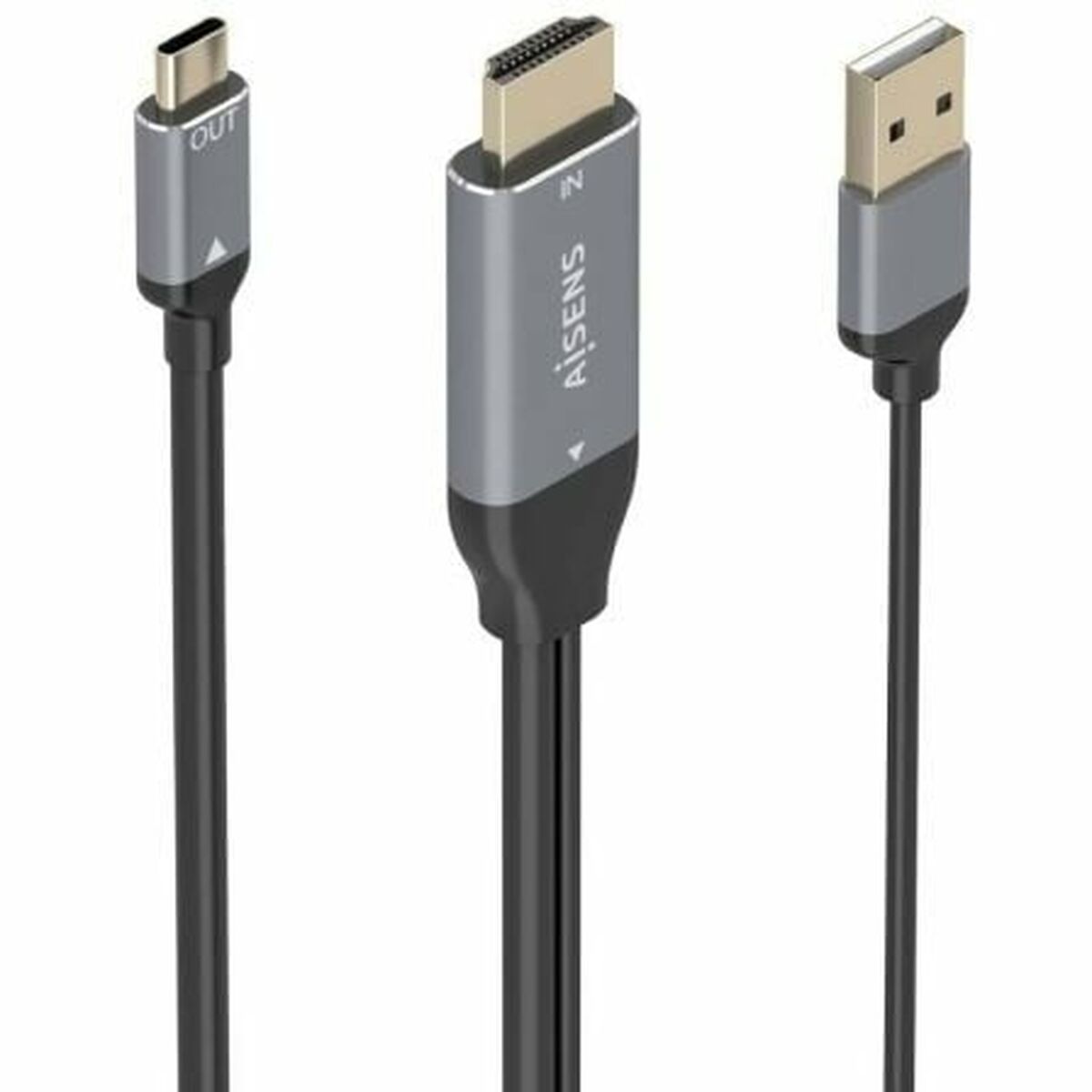 USB Cable Aisens A109-0871 Black 1,8 m USB Cable Aisens A109-0871 Black 1,8 m