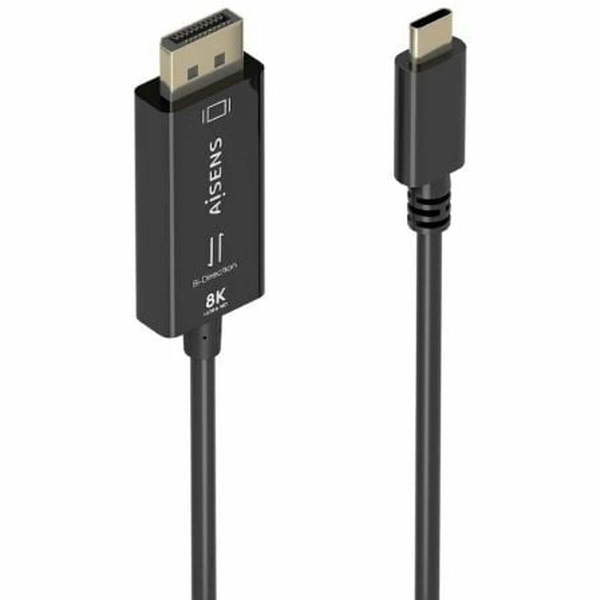 USB Cable Aisens A109-0879 Black 1,8 m USB Cable Aisens A109-0879 Black 1,8 m