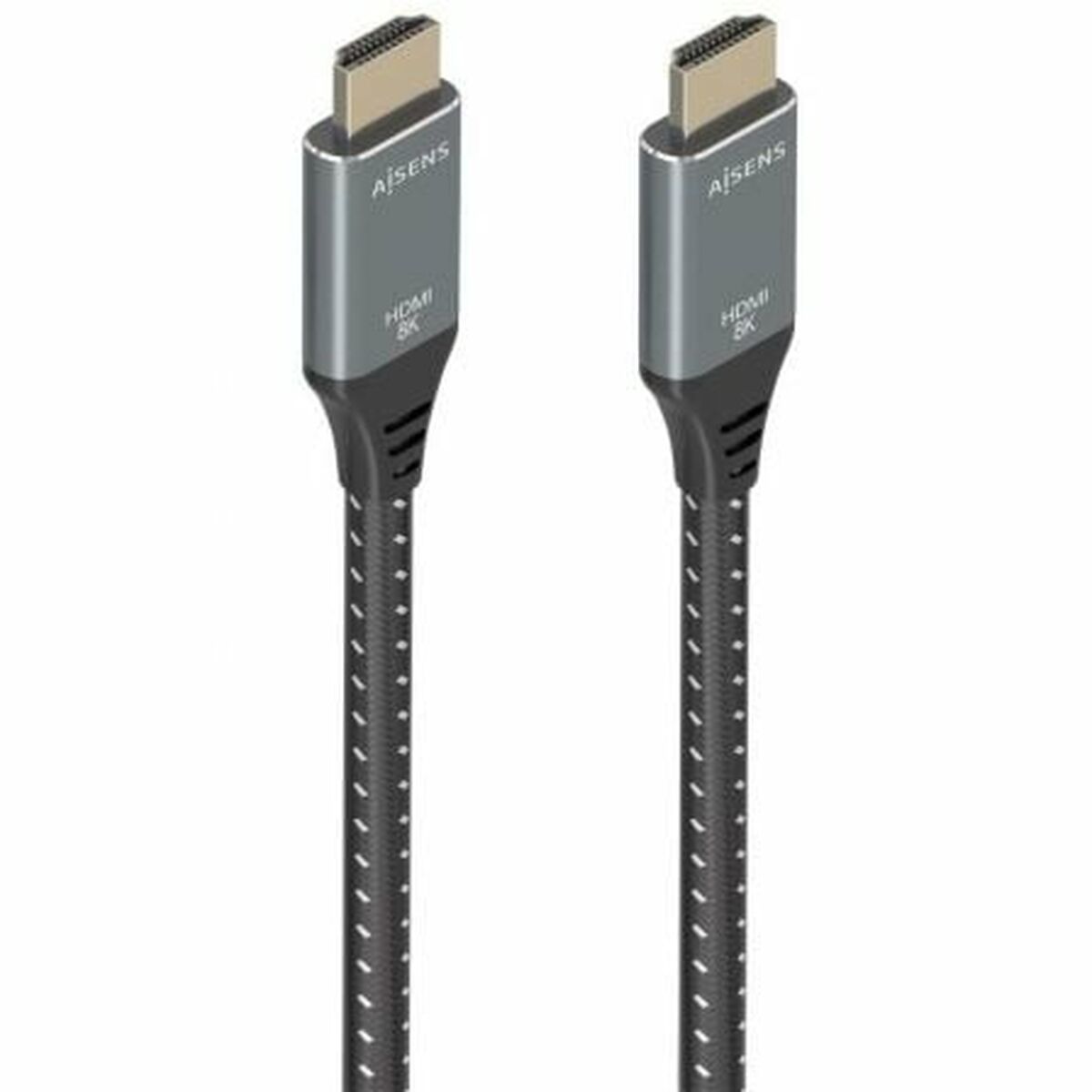 HDMI Cable Aisens A150-0878 10 m Black/Grey HDMI Cable Aisens A150-0878 10 m Black/Grey
