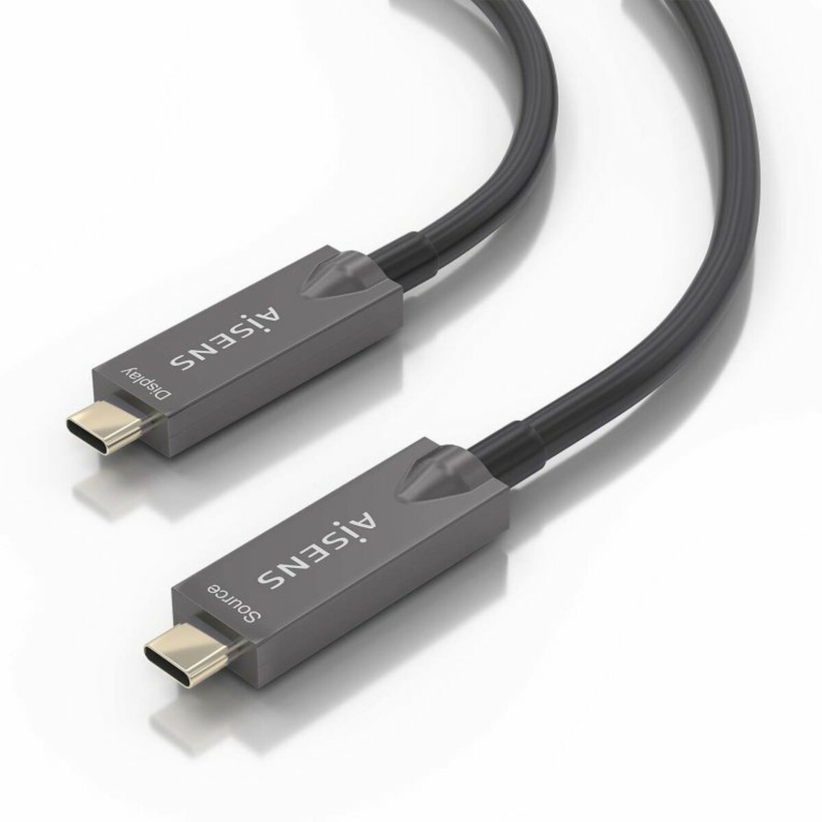 USB-C Cable Aisens A157-0883 Black 15 m