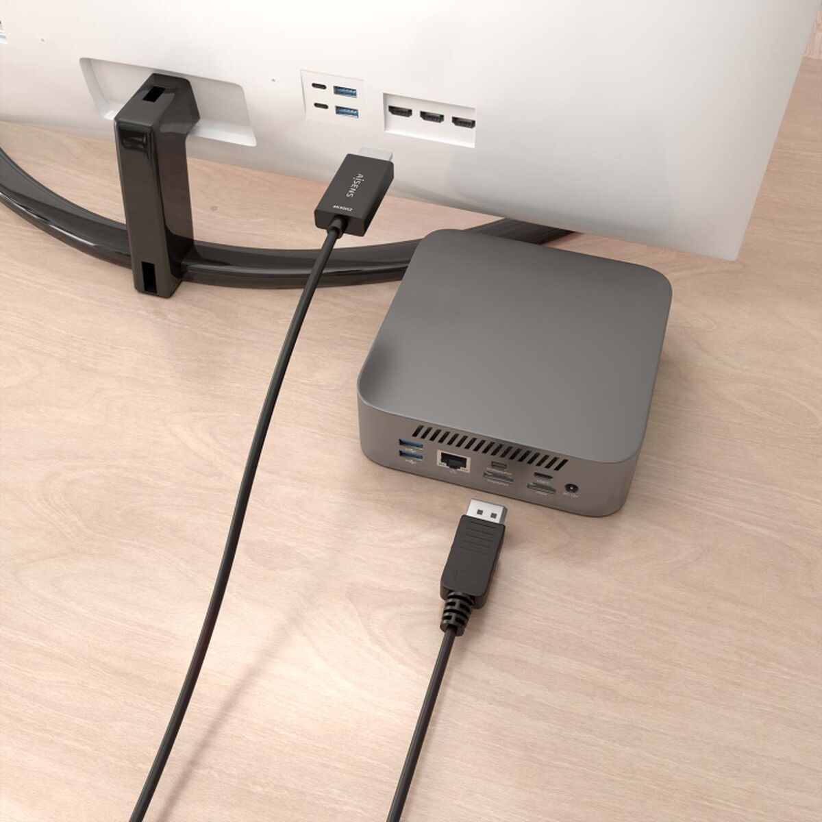 HDMI Cable Aisens A125-0894 Black 2 m