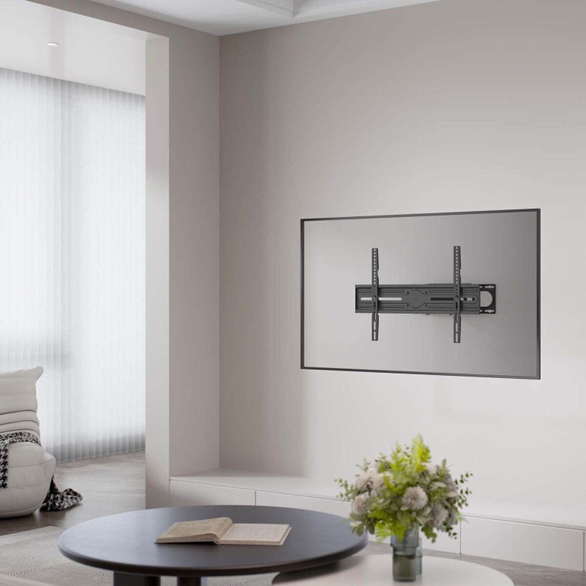 TV Mount Aisens WT80TSLE-327 Black Steel (1 Unit)