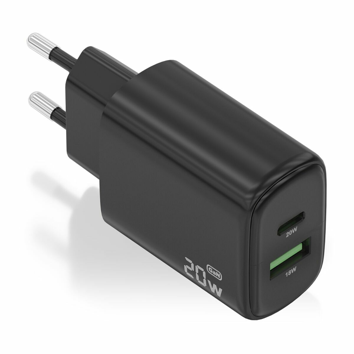 Wall Charger Aisens A110-0910 Black 20 W Wall Charger Aisens A110-0910 Black 20 W