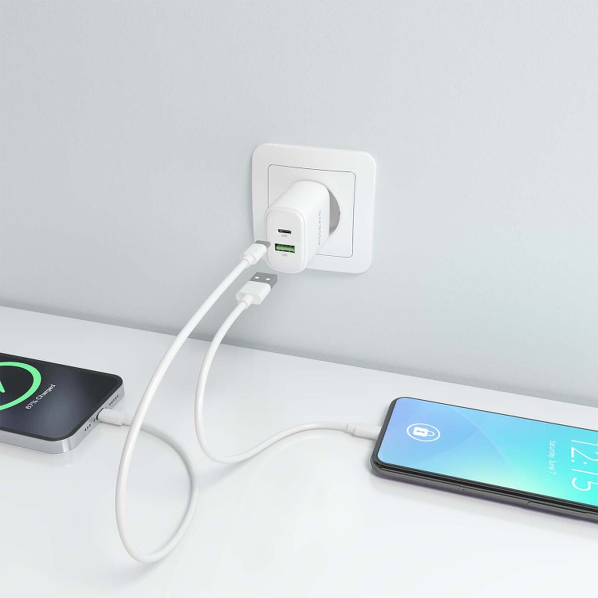 Wall Charger Aisens A110-0911 White