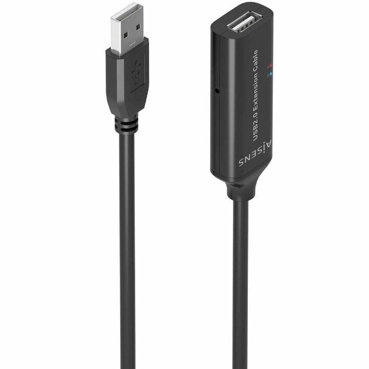 USB Cable Aisens A101-0915 Black 10 m