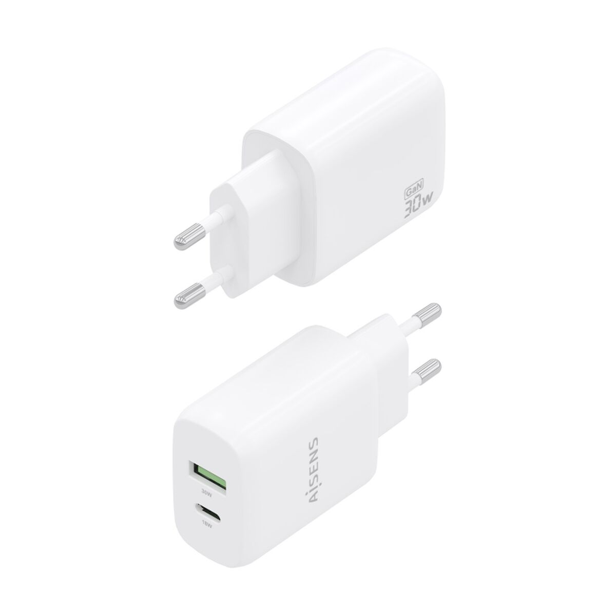 Wall Charger Aisens A110-0923 White 33 W 50 W
