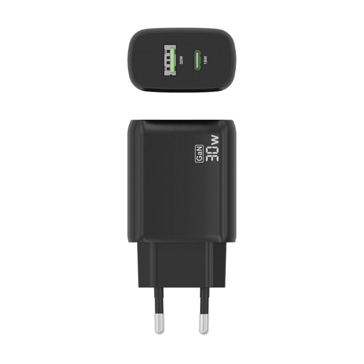 Wall Charger Aisens A110-0924 Black 33 W 50 W