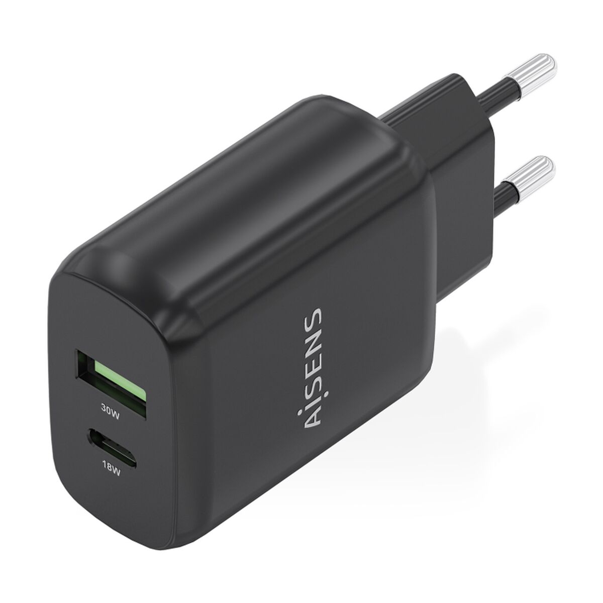 Wall Charger Aisens A110-0924 Black 33 W 50 W
