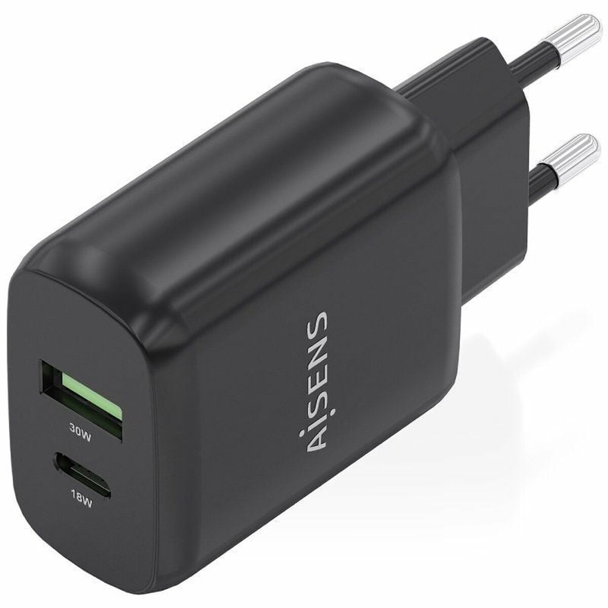 Wall Charger Aisens A110-0924 Black 33 W 50 W