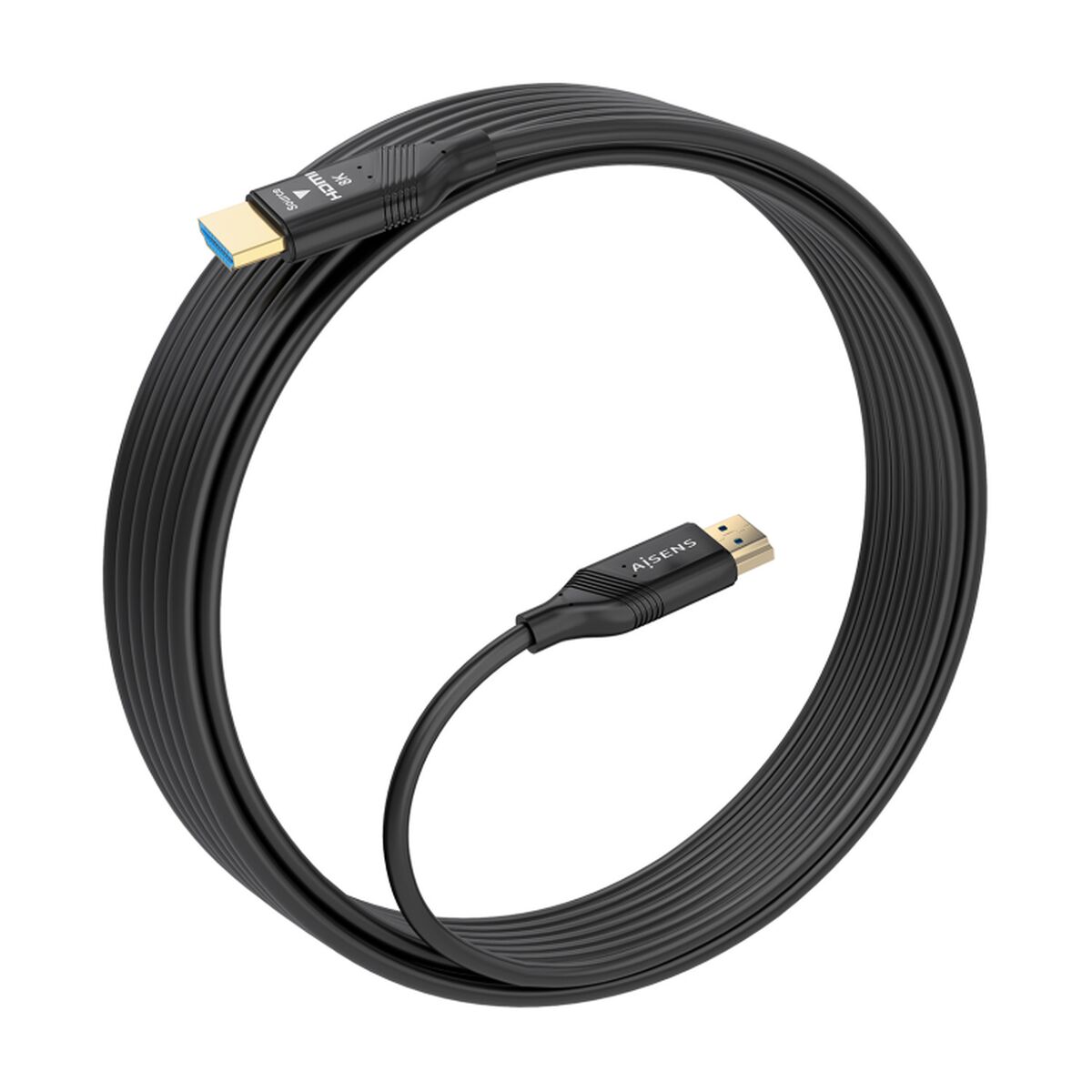 HDMI Cable Aisens A153-0933 Black 10 m