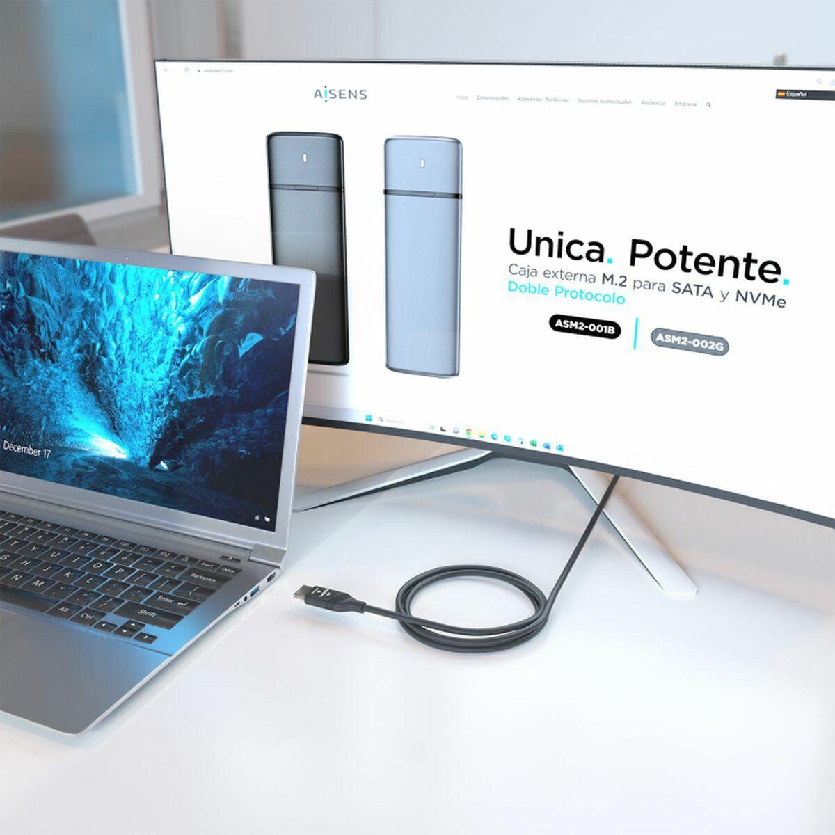 HDMI Cable Aisens A153-0934 Black 15 m