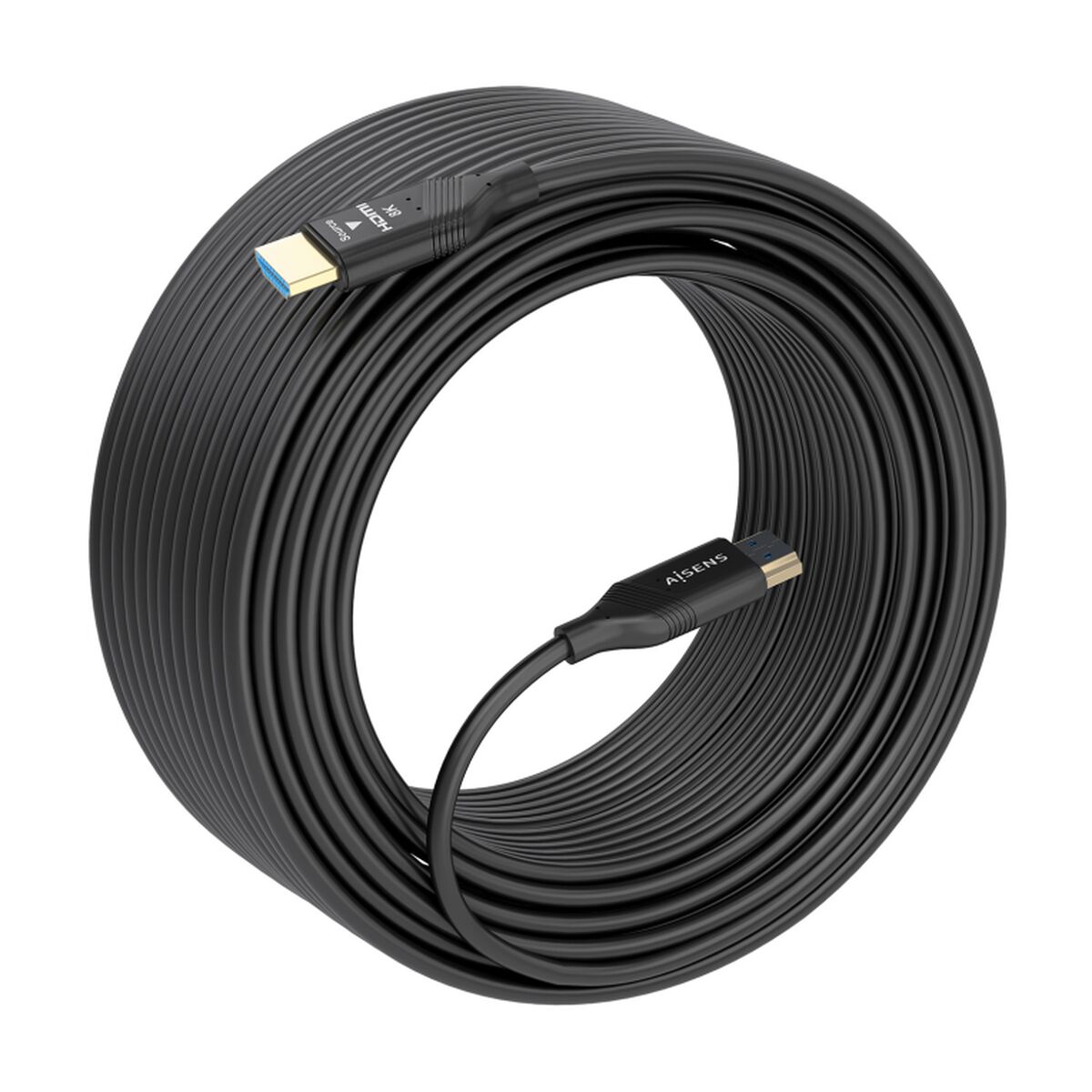 HDMI Cable Aisens A153-0936 Black 25 m