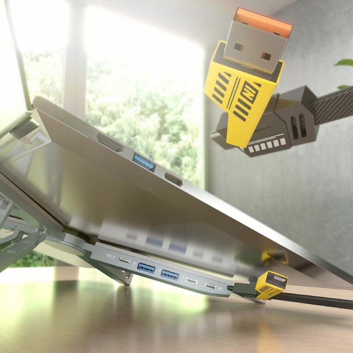 Dockstation Aisens ASUC-4P021-GR