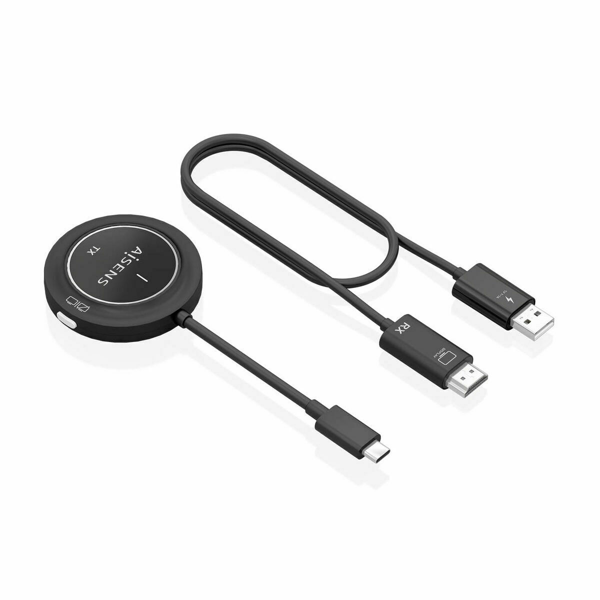 HDMI Cable Aisens ASWL-H2KC30M003-BK Black