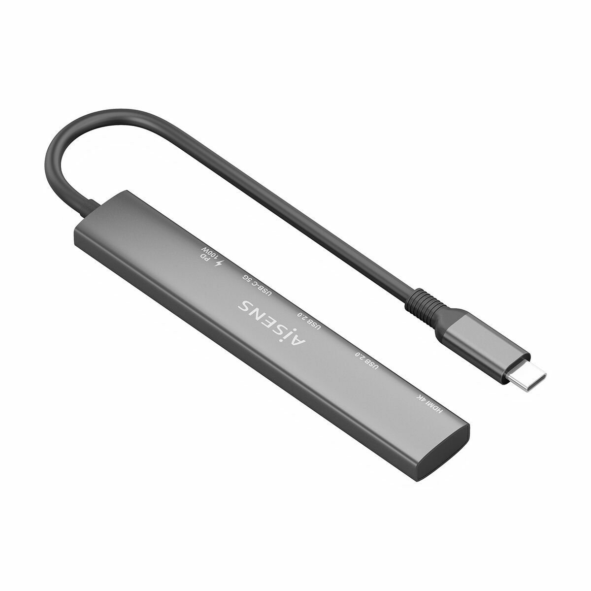 USB Hub Aisens ASUC-5P022-GR