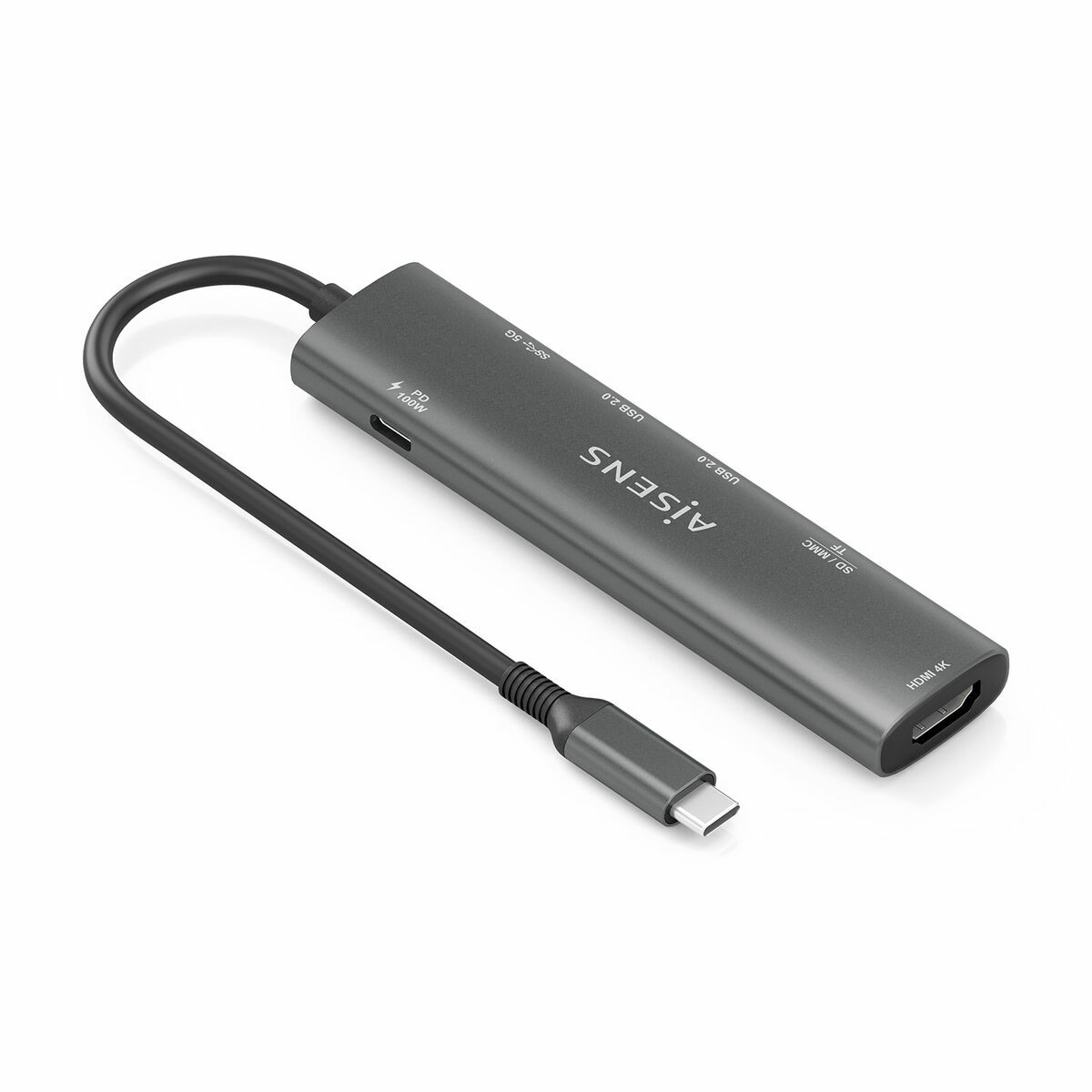 USB Hub Aisens ASUC-7P027-GR