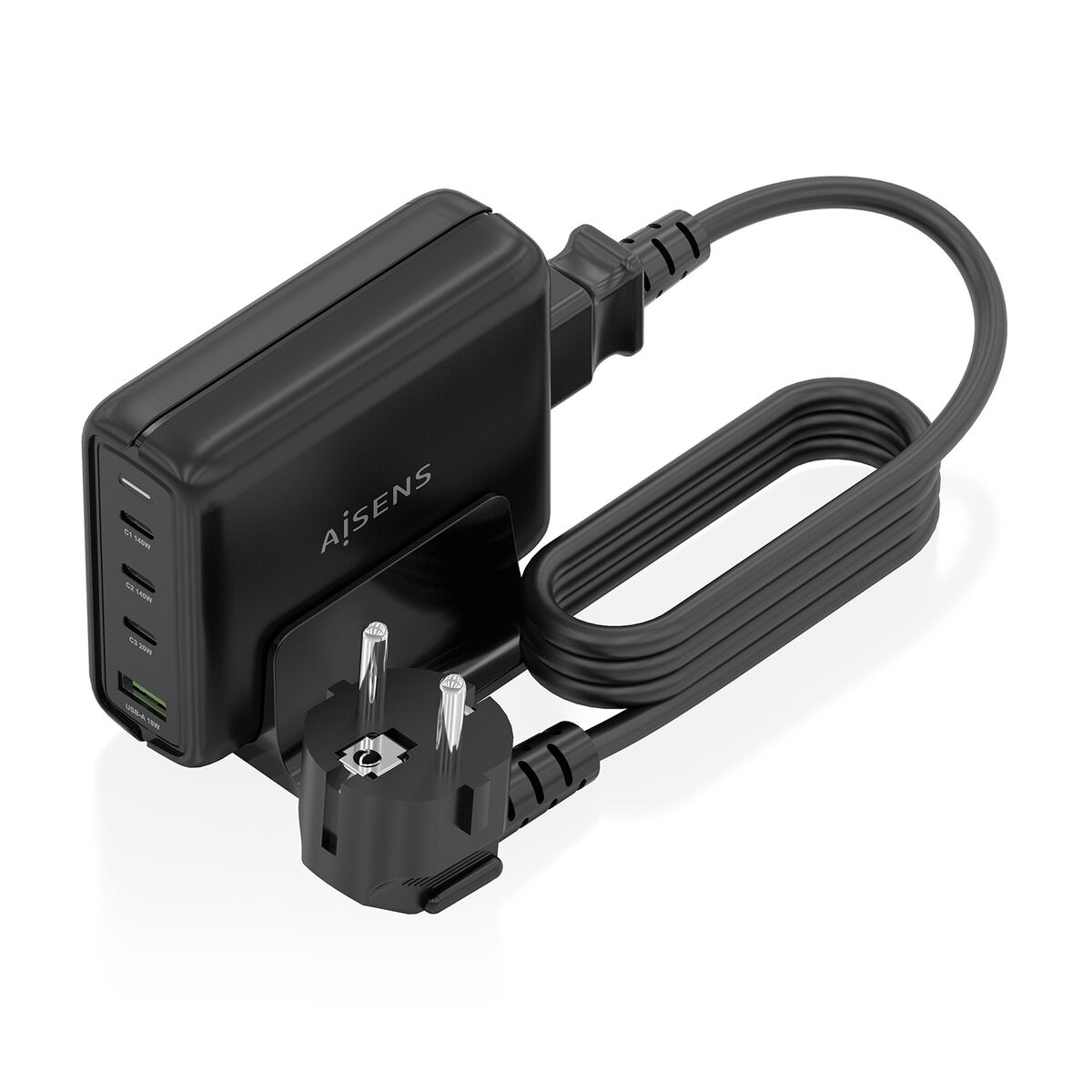 Wall Charger Aisens GAN Black 140 W 50 W