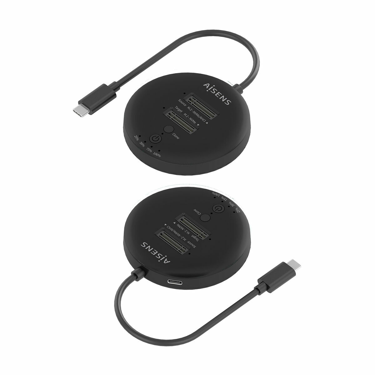 Charging base Aisens ASDS-2M2N05-BK Black