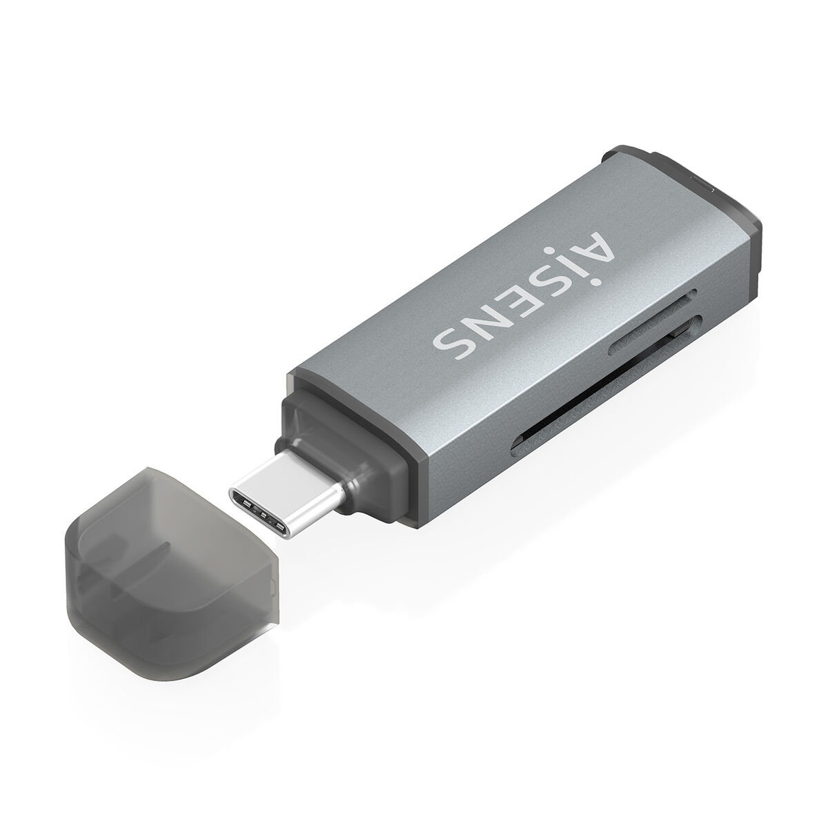 Card Reader Aisens ASCR-2C10-GR Grey Card Reader Aisens ASCR-2C10-GR Grey