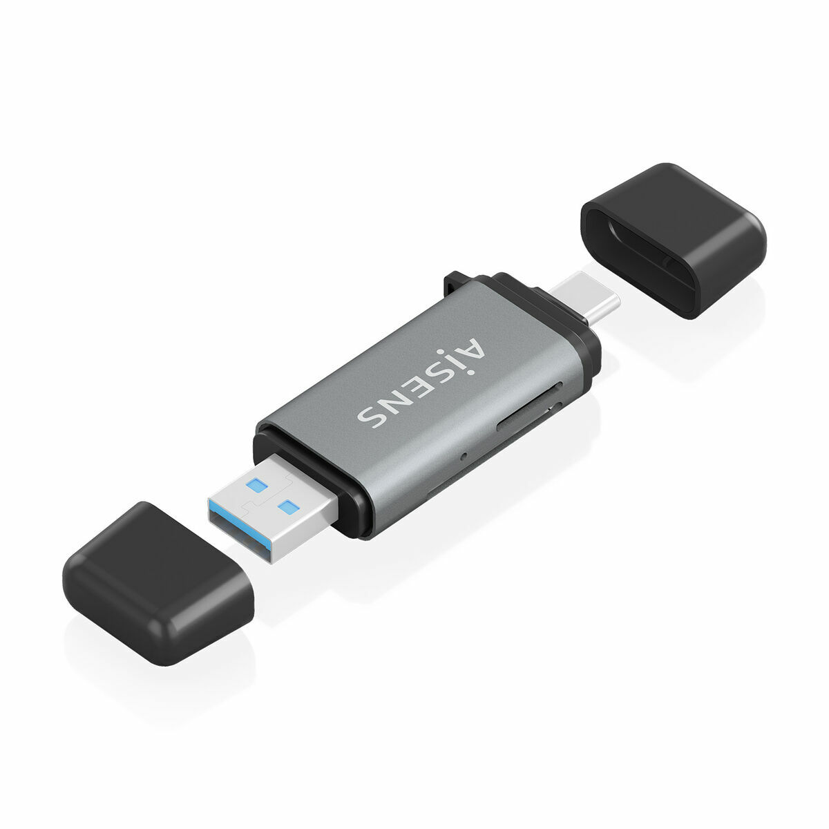 Card Reader Aisens ASCR-2AC11-GR Grey Card Reader Aisens ASCR-2AC11-GR Grey