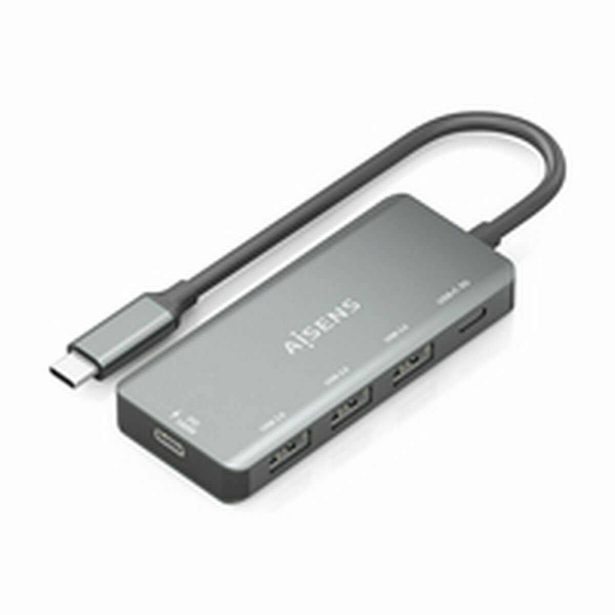 USB Hub Aisens A109-0945 Grey 100 W