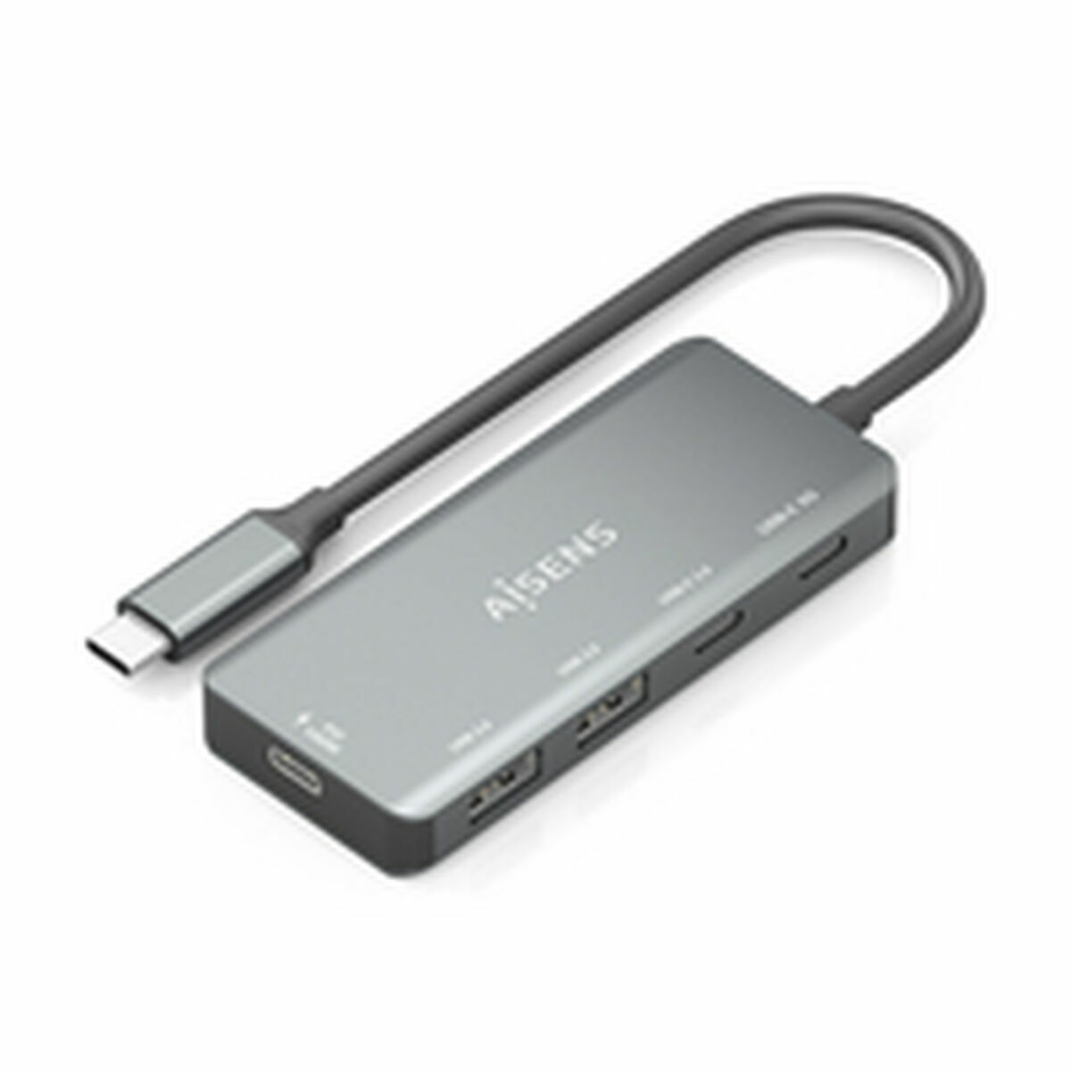 USB Hub Aisens CPNT Grey 100 W 50 W