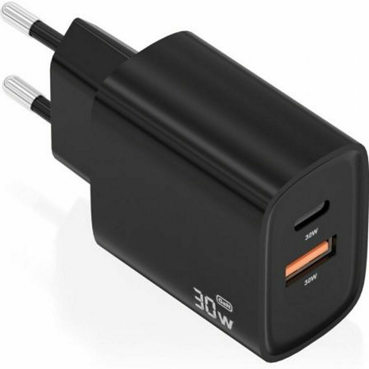 Wall Charger Aisens A110-0953 30 W Black Wall Charger Aisens A110-0953 30 W Black