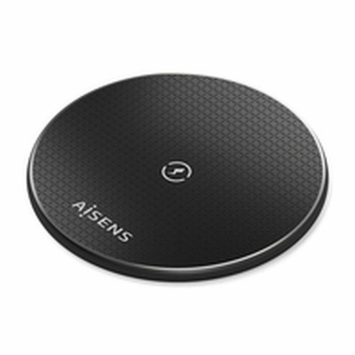 Cordless Charger Aisens ASCH-15W1WC058-BK Black 15 W Cordless Charger Aisens ASCH-15W1WC058-BK Black 15 W