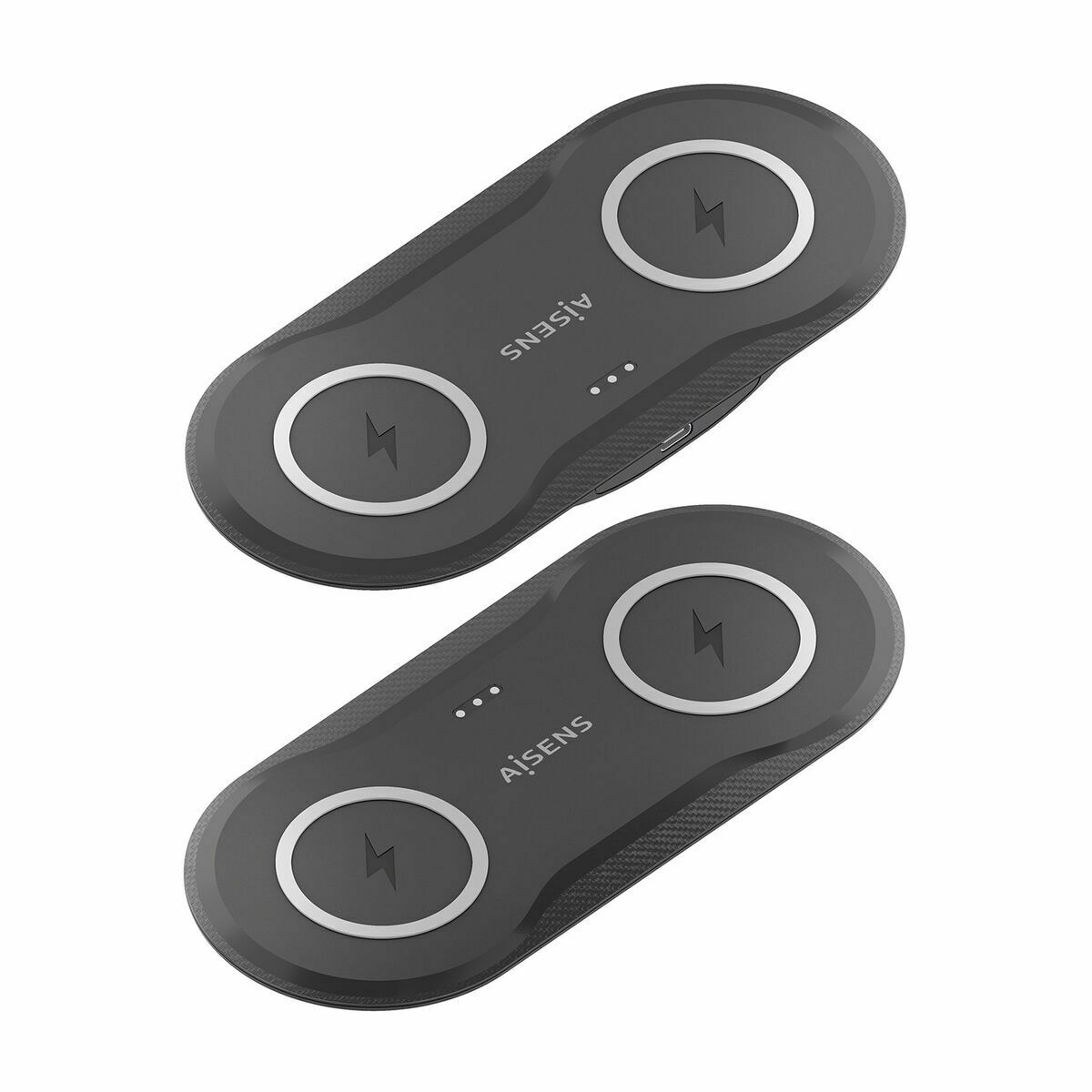 Cordless Charger Aisens ASCH-15W2WC060-BK Black 50 W