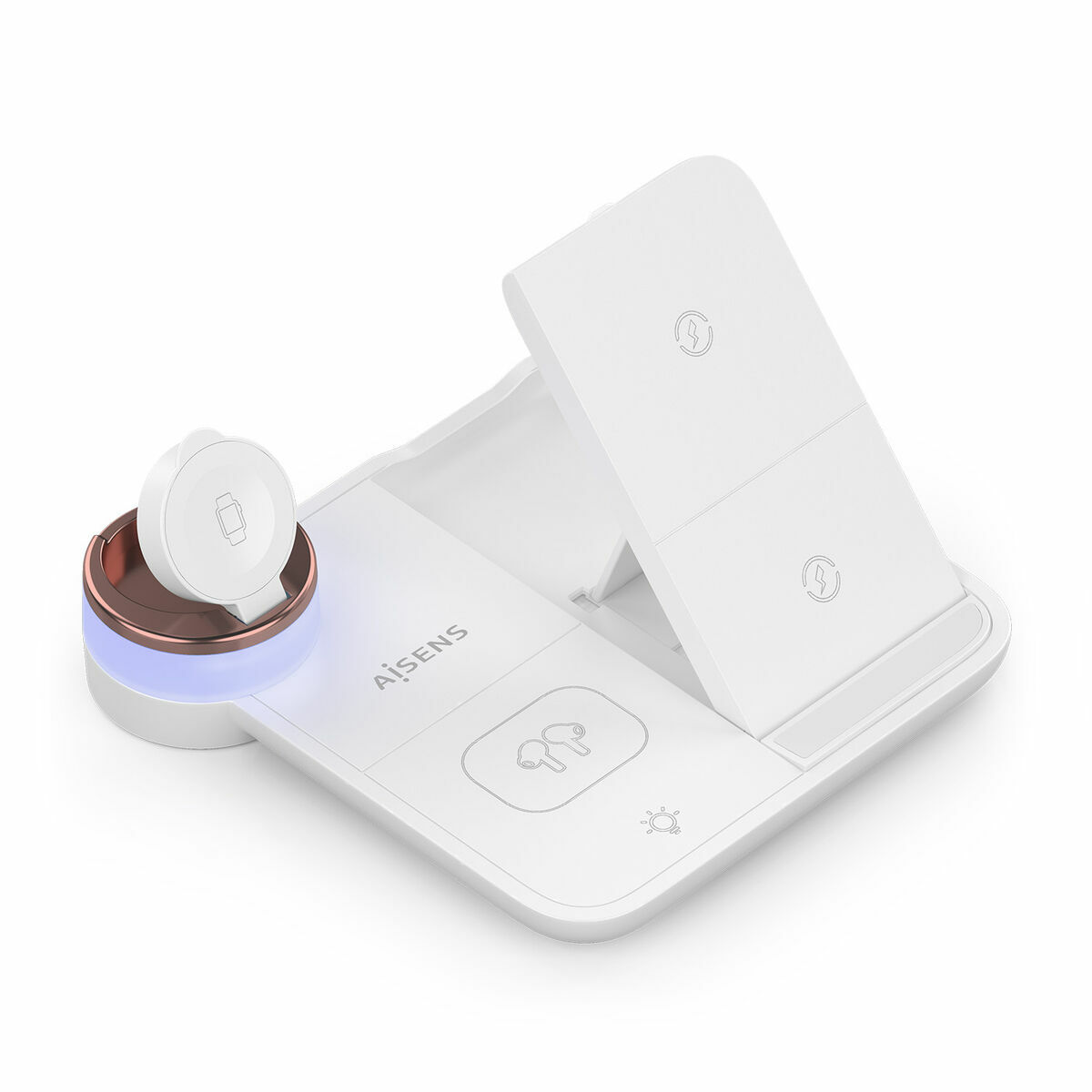 Cordless Charger Aisens ASCH-15W4WC061-W