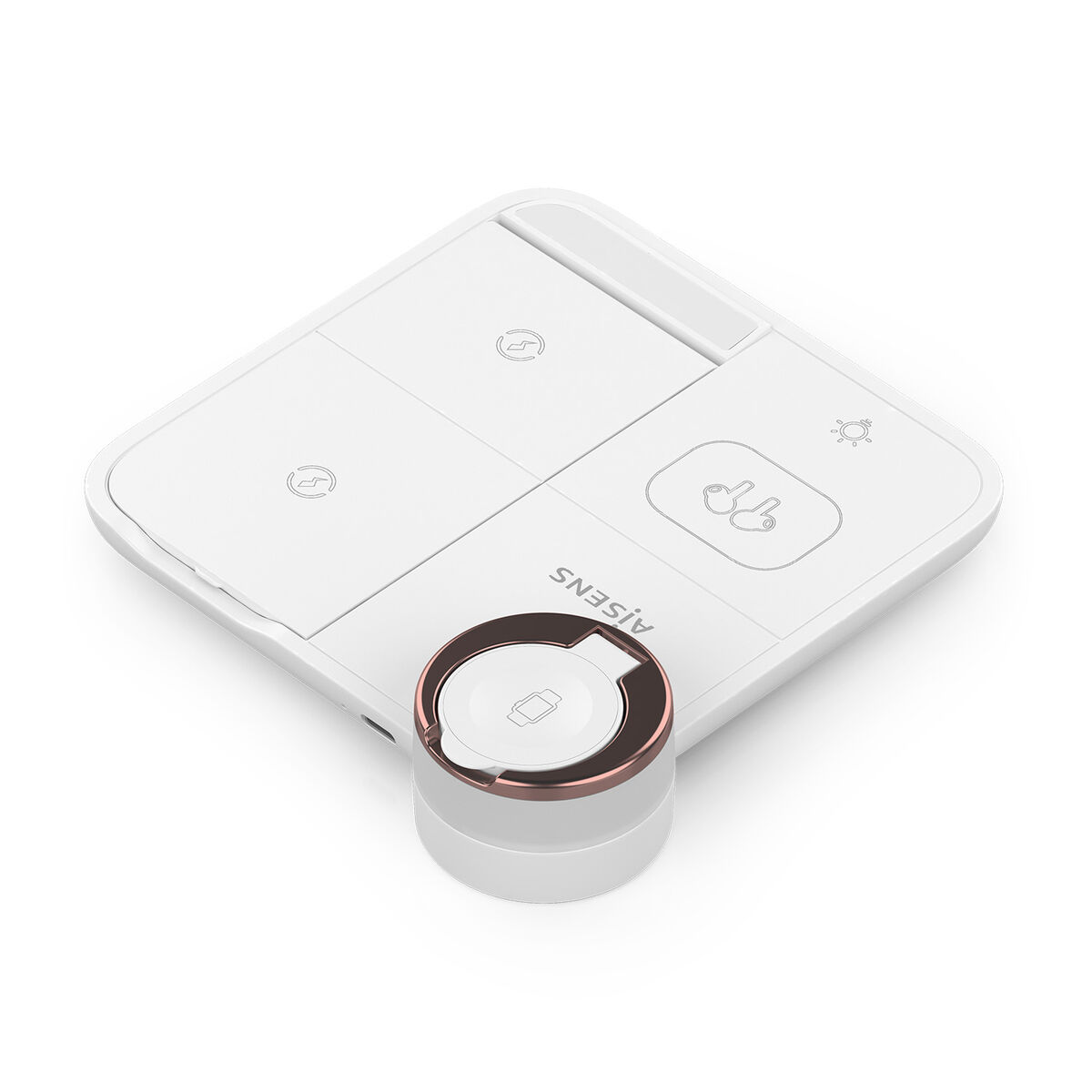 Cordless Charger Aisens ASCH-15W4WC061-W