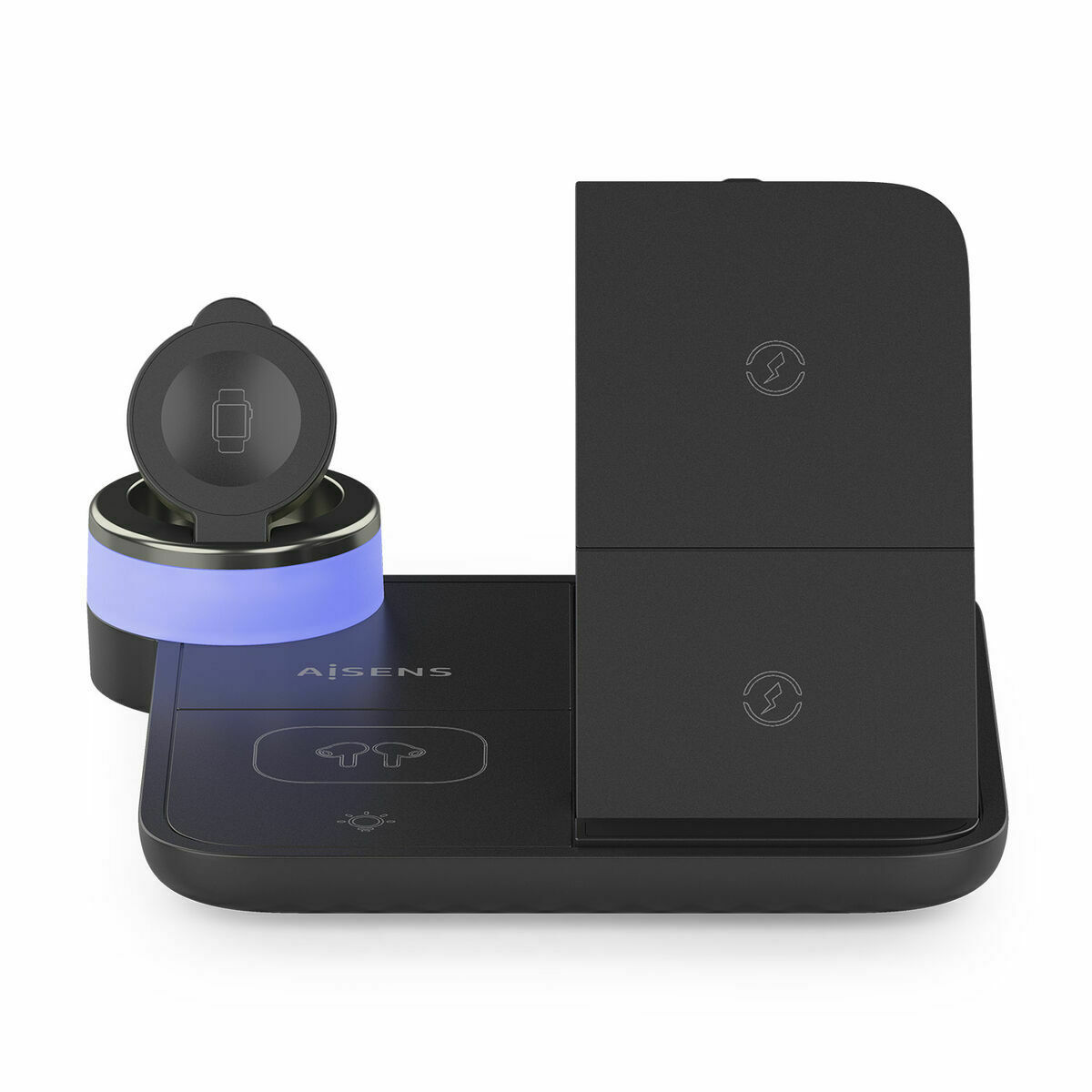 Cordless Charger Aisens ASCH-15W4WC062-BK Black 15 W