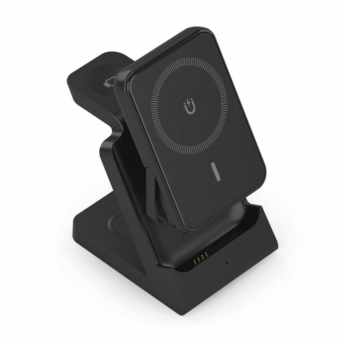 Cordless Charger Aisens USB-C 4IN1 15WACCS Black 15 W 50 W